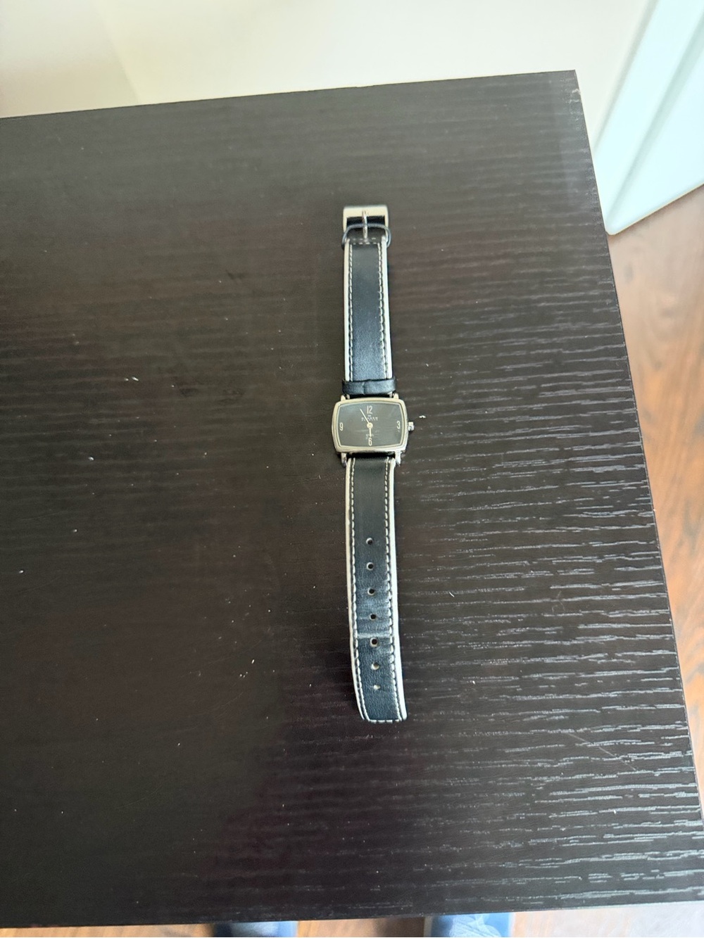 Skagen slim rectangular quartz wristwatch